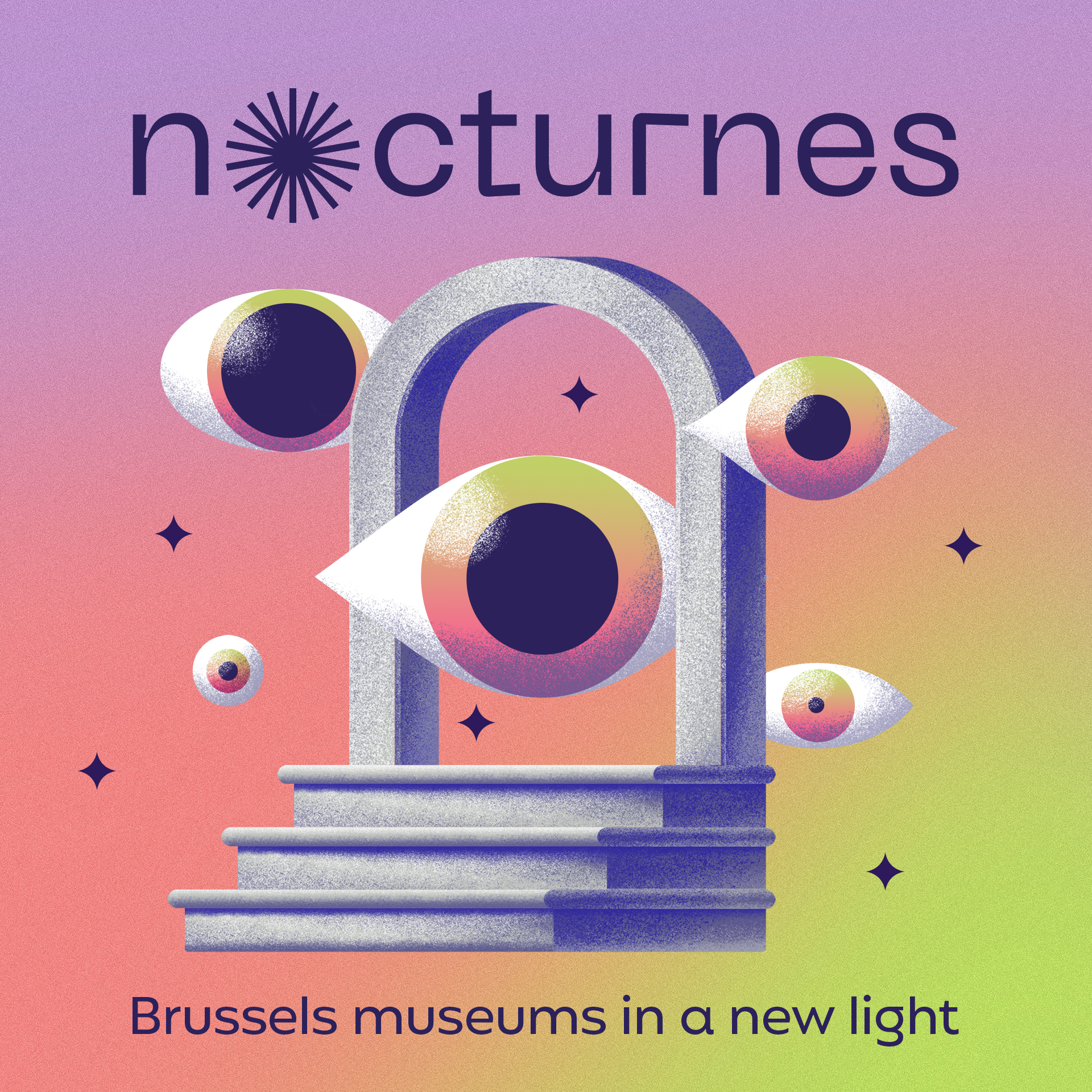 Affiche Nocturnes des musées