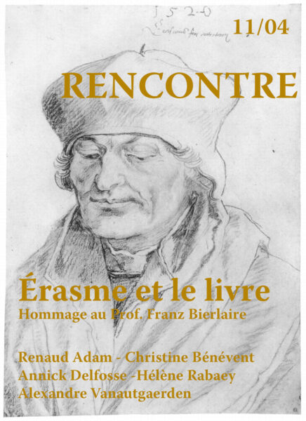 affiche rencontre Erasme et le livre